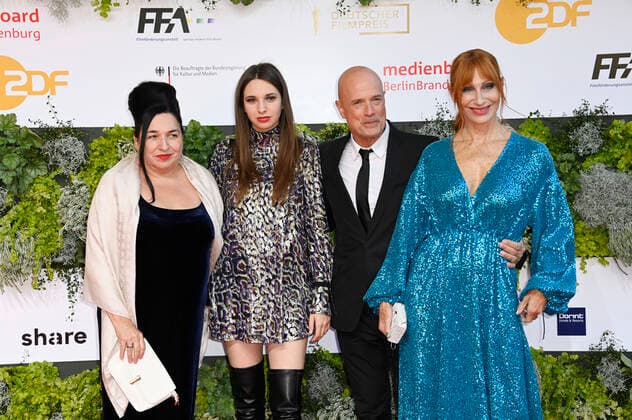 Maria Happel, Paula Schramm, Christian Berkel und Andrea Sawatzki bei der 71. Verleihung des Deutschen Filmpreises 2021 im Palais am Funkturm in der Messe Berlin. Berlin, 01.10.2021 Foto:xF.xKernx xFuturexImage