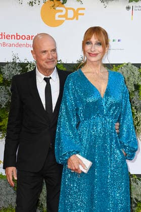 Christian Berkel mit Ehefrau Andrea Sawatzki bei der 71. Verleihung des Deutschen Filmpreises 2021 im Palais am Funkturm in der Messe Berlin. Berlin, 01.10.2021 Foto:xF.xKernx xFuturexImage