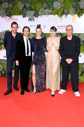 Felix von Boehm, Tom Schilling, Saskia Rosendahl, Meret Becker and Dominik Graf at the 71 German Film Award 2021 ceremony at the Palais am Funkturm at Messe Berlin Berlin, 01 10 2021 Foto:xF.xKernx xFuturexImage