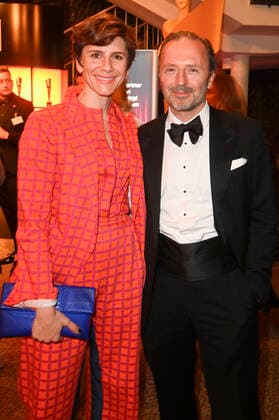 Christina Hecke with guest at the Aftershow Party after the 71 German Film Awards 2021 at the Palais am Funkturm at Messe Berlin Berlin, 01 10 2021 Foto:xF.xKernx xFuturexImage
