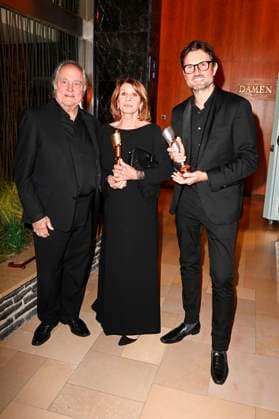 Michael Verhoeven, Senta Berger and Simon Verhoeven at the Aftershow Party after the 71 German Film Awards 2021 at the Palais am Funkturm at Messe Berlin Berlin, 01 10 2021 Foto:xF.xKernx xFuturexImage