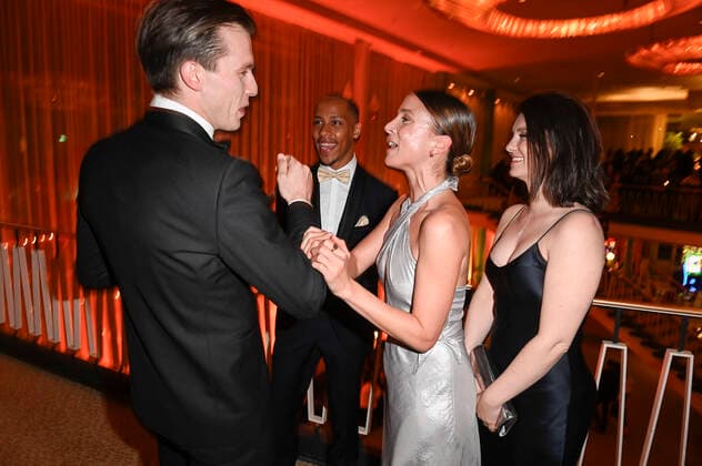Jannis Niewöhner, Jerry Hoffmann, Aylin Tezel and Natalia Rudziewicz at the Aftershow Party after the 71 German Film Awards 2021 at the Palais am Funkturm at Messe Berlin Berlin, 01 10 2021 Foto:xF.xKernx xFuturexImage