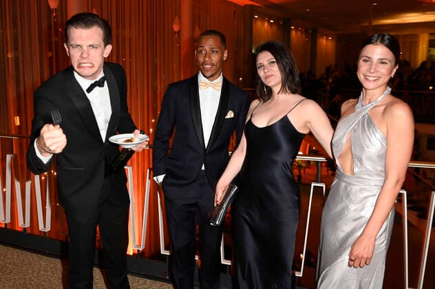 Jannis Niewöhner, Jerry Hoffmann, Natalia Rudziewicz and Aylin Tezel at the Aftershow Party after the 71 German Film Awards 2021 at the Palais am Funkturm at Messe Berlin Berlin, 01 10 2021 Foto:xF.xKernx xFuturexImage