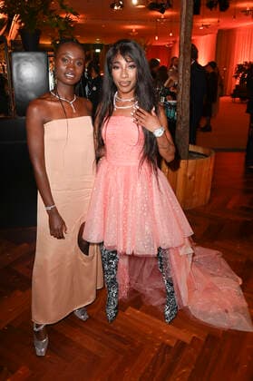 Lorna Ishema and Eunique at the Aftershow Party after the 71 German Film Awards 2021 at the Palais am Funkturm in Messe Berlin Berlin, 01 10 2021 Foto:xF.xKernx xFuturexImage