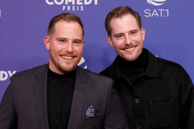 Dennis Wolter and Benjamin Wolter at the award ceremony of the 25 German Comedy Award 2021 in Brainpool TV Studio Cologne, 01 10 2021 Foto:xC.xHardtx xFuturexImage