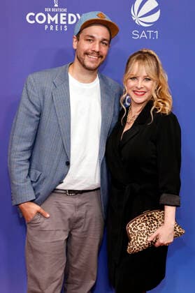 Jan van Weyde and Jasmin Schwiers at the award ceremony of the 25 German Comedy Award 2021 in Brainpool TV Studio Cologne, 01 10 2021 Foto:xC.xHardtx xFuturexImage
