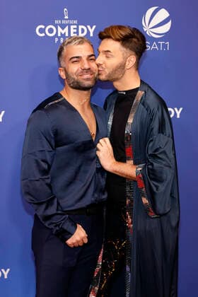 Rafi Rachek and Sam Dylan at the award ceremony of the 25 German Comedy Award 2021 in Brainpool TV Studio Cologne, 01 10 2021 Foto:xC.xHardtx xFuturexImage