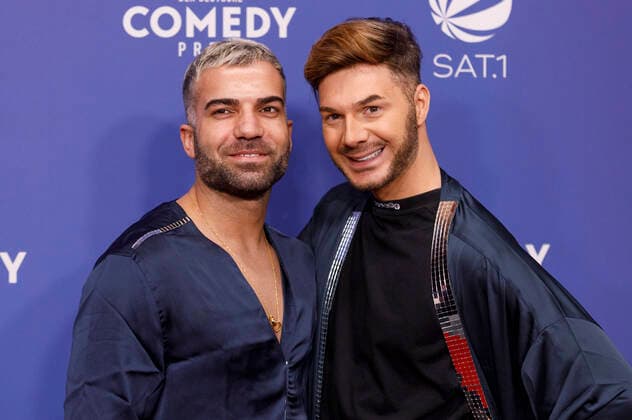 Rafi Rachek and Sam Dylan at the award ceremony of the 25 German Comedy Award 2021 in Brainpool TV Studio Cologne, 01 10 2021 Foto:xC.xHardtx xFuturexImage