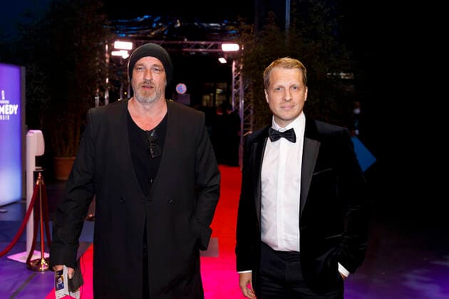 Torsten Sträter and Oliver Pocher at the award ceremony of the 25 German Comedy Award 2021 in Brainpool TV Studio Cologne, 01 10 2021 Foto:xC.xHardtx xFuturexImage