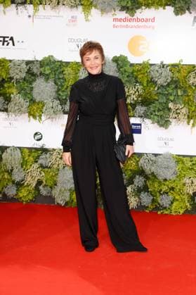German Film Award 2021 Katrin Sass on the red carpet at the Lola German Film Award 2021 ceremony at the Palais am Funkturm in Messe Berlin Copyright: xEventpressxGolejewskix