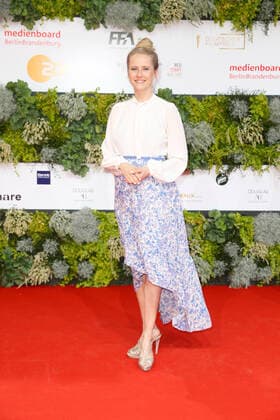 German Film Award 2021 Susanne Bormann on the red carpet at the Lola German Film Award 2021 ceremony at the Palais am Funkturm in Messe Berlin Copyright: xEventpressxGolejewskix