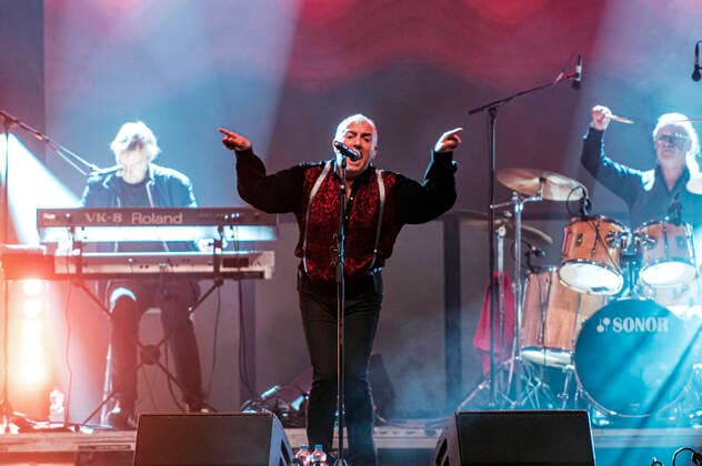Andreas Kulle Dziuk, Andre Herzberg and Stefan Dohanetz from Pankow live at Canaletto The Dresden City Festival 2021 on stage Theaterplatz Dresden, 03 10 2021 Foto:xM.xWehnertx xFuturexImage