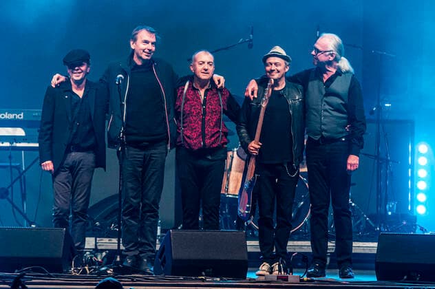 Jürgen Ehle, Andreas Kulle Dziuk, Andre Herzberg, Andre Drechsler and Stefan Dohanetz from Pankow live at Canaletto The Dresden City Festival 2021 on stage Theaterplatz Dresden, 03 10 2021 Foto:xM.xWehnertx xFuturexImage