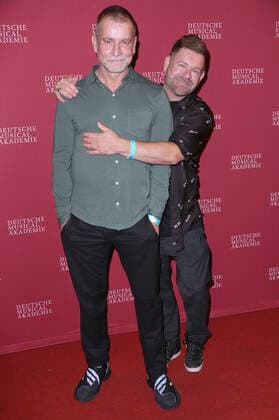 Ulf Leo Sommer and Peter Plate at the award ceremony of the German Musical Theatre Prize 2020 21 at Schmidts Tivoli Hamburg, 04 10 2021 Foto:xgbrcix xFuturexImage