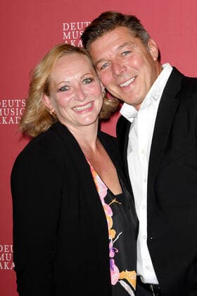Anna Montanaro and Maik Klokow arriving at the German Musical Theatre Award Ceremony on 4 10 2021 in Hamburg The German Musical Theatre Award 2021 in Hamburg