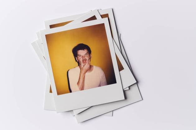 grimasse,erinnerung,polaroid,grimassen,erinnern,erinnerungen,pola,polaroids,polas,sofortbild,sofortbilder *** grimace,memory,polaroid,grimaces,memories mmq-z49 ,model released, Symbolfoto