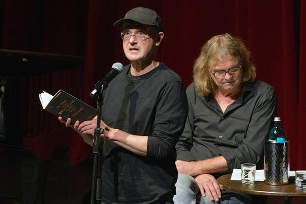 Ansurditäten aus der neuen schönen Welt With anarchistic fireworks to illuminate the absurdities of this new beautiful world, Steffen Mensching Hans Eckardt Wenzel re come as a mixed double with songs and texts in a musical reading Copyright: xUwe-JensxIgelx