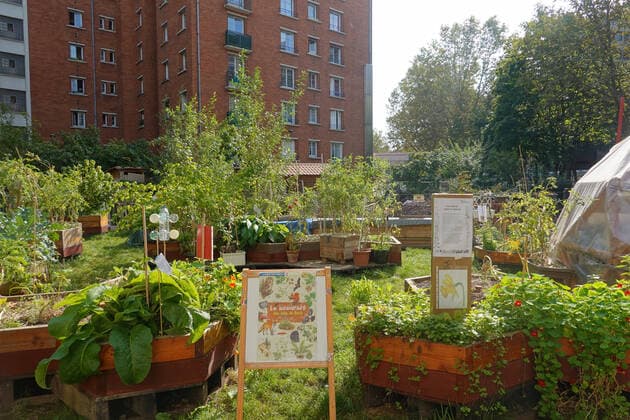 IMAGO Creative: Klimawandel - Umwelterziehung Paris, Jardin Louis Blanc *** Paris, Jardin Louis Blanc