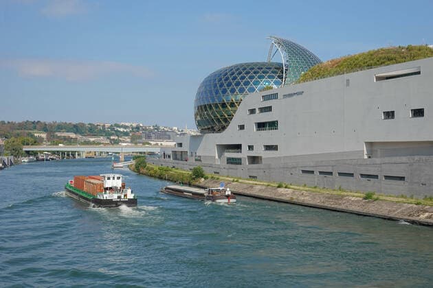Architektur von Shigeru Ban Paris-Boulogne, Stadtentwicklungsgebiet Boulogne-Billancourt, La Seine Musicale Paris-Boulogne, Urban Development Area Boulogne-Billancourt, La Seine Musicale *** Paris Boulogne, Urban Development Area Boulogne Billancourt, La Seine Musicale Paris Boulogne, Urban Development Area Boulogne Billancourt, La Seine Musicale
