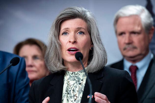 October 6, 2021, Washington, DC, United States: October 6, 2021 - Washington, DC, United States: U.S. Senator JONI ERNST (R-IA) speaking at a press conference about the Southern Border. Washington United States - ZUMAb161 20211006_zap_b161_019 Copyright: xMichaelxBrochsteinx