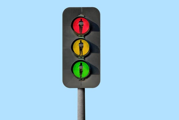 Ampelkoalition - Eine Koalition aus Rot Gelb Grün zur Regierungsbildung in Deutschland findet große Zustimmung Derzeit laufen Sondierungsgespräche zwischen SPD, FDP und Grünen um die Bedingungen für eine rot-gelb-grüne Ampel-Koalition abzuklären. Die Bildung einer Jamaika-Koalition wird immer unwahrscheinlicher. Münster Deutschland Copyright: xx