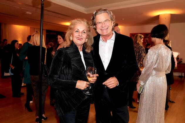 Bold Woman Award 2021 Alexandra Oetker and Florian Langenscheidt at the reception after the Veuve Clicquot Bold Woman Award at the French Embassy in Berlin Copyright: xEventpressxGolejewskix