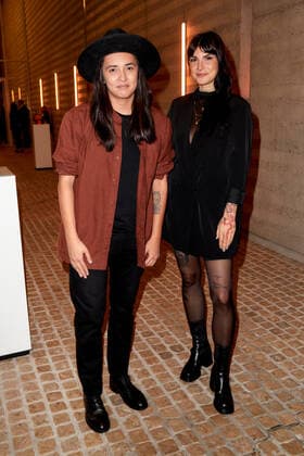 Bold Woman Award 2021 Diana Kinnert and Lucie Herrmann at the reception before the Veuve Clicquot Bold Woman Award at the French Embassy in Berlin Copyright: xEventpressxGolejewskix