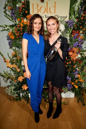 Bold Woman Award 2021 Sarah Alles and Nora Blum Selfapy at the reception after the Veuve Clicquot Bold Woman Award ceremony at the French Embassy in Berlin. Copyright: xEventpressxGolejewskix