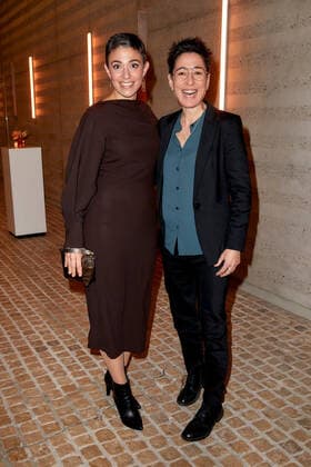 Bold Woman Award 2021 Katharina Hamberger and Dunja Hayali at the reception before the Bold Woman Award by Veuve Clicquot at the French Embassy in Berlin Copyright: xEventpressxGolejewskix
