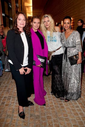 Bold Woman Award 2021 Natalia Wörner, Marie von den Benken, Mia Florentine Weiss and Sawsan Chebli at the reception prior to the Veuve Clicquot Bold Woman Award ceremony at the French Embassy in Berlin. Copyright: xEventpressxGolejewskix