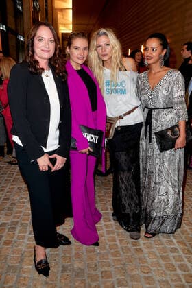 Bold Woman Award 2021 Natalia Wörner, Marie von den Benken, Mia Florentine Weiss and Sawsan Chebli at the reception prior to the Veuve Clicquot Bold Woman Award ceremony at the French Embassy in Berlin. Copyright: xEventpressxGolejewskix