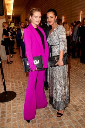 Bold Woman Award 2021 Marie von den Benken and Sawsan Chebli at the reception before the Veuve Clicquot Bold Woman Award ceremony at the French Embassy in Berlin Copyright: xEventpressxGolejewskix