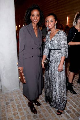 Bold Woman Award 2021 Sara Nuru and Sawsan Chebli at the reception before the Veuve Clicquot Bold Woman Award ceremony at the French Embassy in Berlin. Copyright: xEventpressxGolejewskix