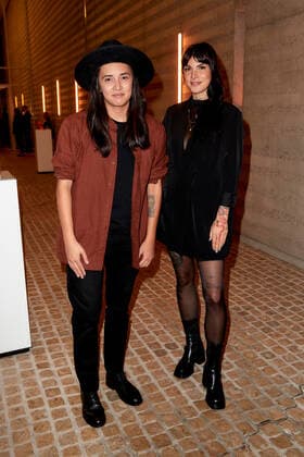 Bold Woman Award 2021 Diana Kinnert and Lucie Herrmann at the reception before the Veuve Clicquot Bold Woman Award at the French Embassy in Berlin Copyright: xEventpressxGolejewskix