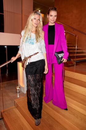 Bold Woman Award 2021 Mia Florentine Weiss and Marie von den Benken at the reception after the Veuve Clicquot Bold Woman Award at the French Embassy in Berlin Copyright: xEventpressxGolejewskix