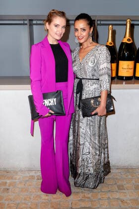 Bold Woman Award 2021 Marie von den Benken and Sawsan Chebli at the reception before the Veuve Clicquot Bold Woman Award ceremony at the French Embassy in Berlin Copyright: xEventpressxGolejewskix