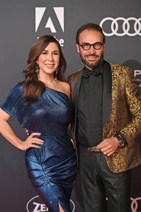 Judith WILLIAMS (Unternehmerin) mit Ehemann Alexander Klaus STECHER (Schauspieler), AUDI GENERATION AWARD 2021, Red Carpet am 06.10.2021 in Muenchen A L L I A N Z A R E N A. *** Judith WILLIAMS Entrepreneur with husband Alexander Klaus STECHER Actor , AUDI GENERATION AWARD 2021, Red Carpet on 06 10 2021 in Munich A L L I A N Z A R E N A