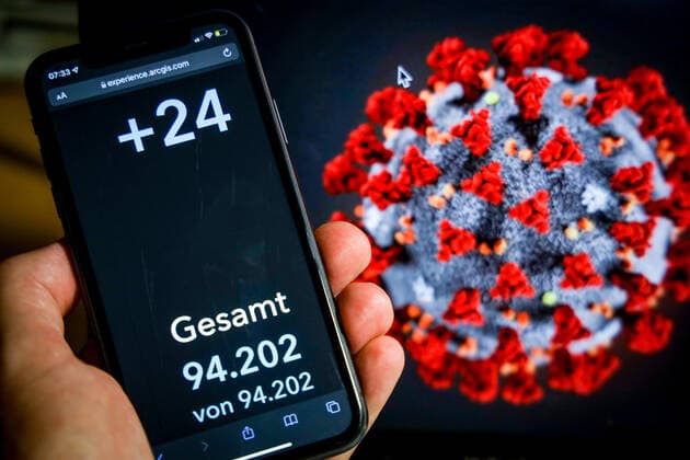 Coronavirus in Germany Covid 19 Dashboard of the Robert Koch Institute 10 10 2021 Robert Koch Institute 7 days Incidence 66.1 7 days Number of cases 54 943 COVID 19 cases 4 310 273 Addition of 7 612 compared to previous day COVID 19 deaths 94 202 Addition of 24 compared to previous day