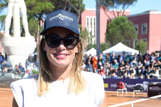 October 10, 2021, Rome, Italy: Sonia Bruganelli attends the Tennis & Friends event organized by the Agostino Gemelli University Polyclinic Foundation and CONI, in favor of Health and Sport for the development of psychophysical well-being which was held at the Foro Italico. Rome Italy - ZUMAs197 20211010_zaa_s197_036 Copyright: xMarioxCartellix