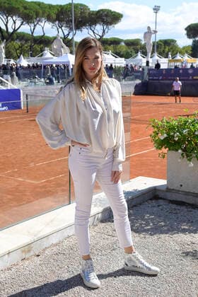 October 10, 2021, Rome, Italy: Angela Turci attends the Tennis & Friends event organized by the Agostino Gemelli University Polyclinic Foundation and CONI, in favor of Health and Sport for the development of psychophysical well-being which was held at the Foro Italico. Rome Italy - ZUMAs197 20211010_zaa_s197_054 Copyright: xMarioxCartellix