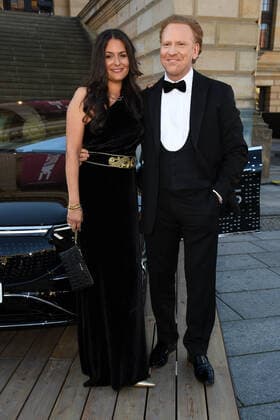 Daniel Hope with wife Silvana Hope at the Opus Klassik 2021 at the Konzerthaus am Gendarmenmarkt in Berlin on 10 10 2021