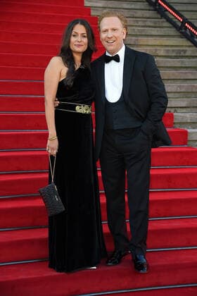 Daniel Hope with wife Silvana Hope at the Opus Klassik 2021 at the Konzerthaus am Gendarmenmarkt in Berlin on 10 10 2021