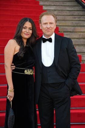 Daniel Hope with wife Silvana Hope at the Opus Klassik 2021 at the Konzerthaus am Gendarmenmarkt in Berlin on 10 10 2021