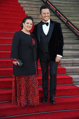Piotr Beczala with his wife Katarzyna Bak Beczala at the Opus Klassik 2021 at the Konzerthaus am Gendarmenmarkt in Berlin on 10 10 2021