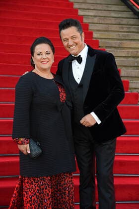 Piotr Beczala with his wife Katarzyna Bak Beczala at the Opus Klassik 2021 at the Konzerthaus am Gendarmenmarkt in Berlin on 10 10 2021