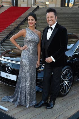 Fatma Said, Piotr Beczala at the Opus Klassik 2021 at the Konzerthaus am Gendarmenmarkt in Berlin on 10 10 2021