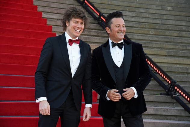 Joolz Gale, Piotr Beczala at Opus Klassik 2021 at the Konzerthaus am Gendarmenmarkt in Berlin on 10 10 2021
