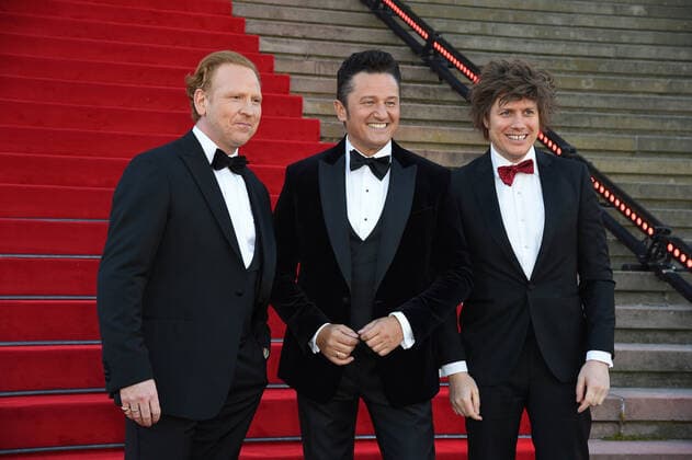 Dr Clemens Trautmann, Piotr Beczala, Joolz Gale at the Opus Klassik 2021 in the Konzerthaus am Gendarmenmarkt in Berlin on 10 10 2021