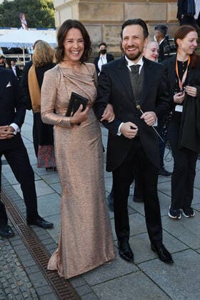 Desiree Nosbusch, Cornelius Meister at the Opus Klassik 2021 at the Konzerthaus am Gendarmenmarkt in Berlin on 10 10 2021