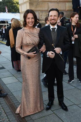 Desiree Nosbusch, Cornelius Meister at the Opus Klassik 2021 at the Konzerthaus am Gendarmenmarkt in Berlin on 10 10 2021